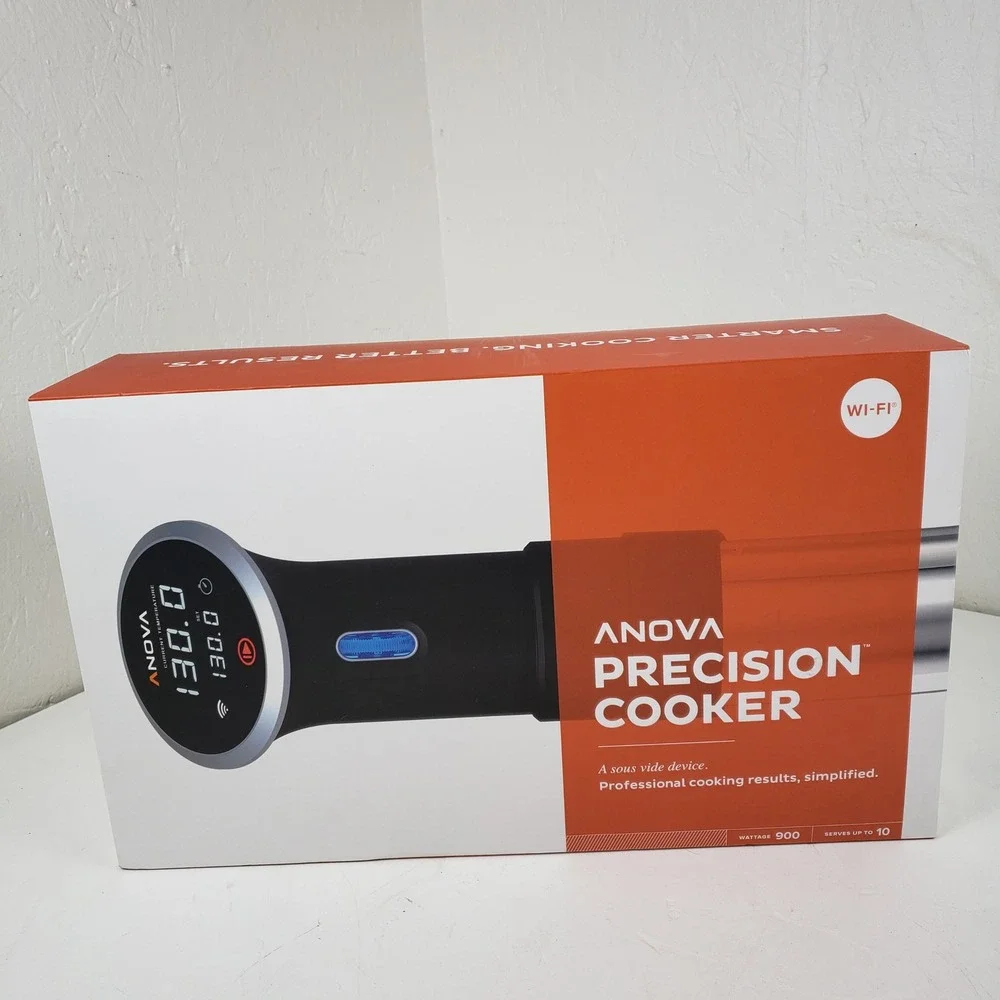 Anova Precision Cooker 900W Sous Vide Immersion Circulator Wi-Fi Black Silver
